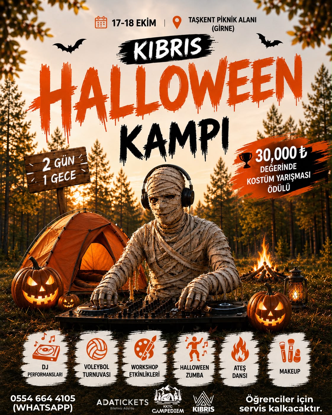KIBRIS HALLOWEEN KAMPI