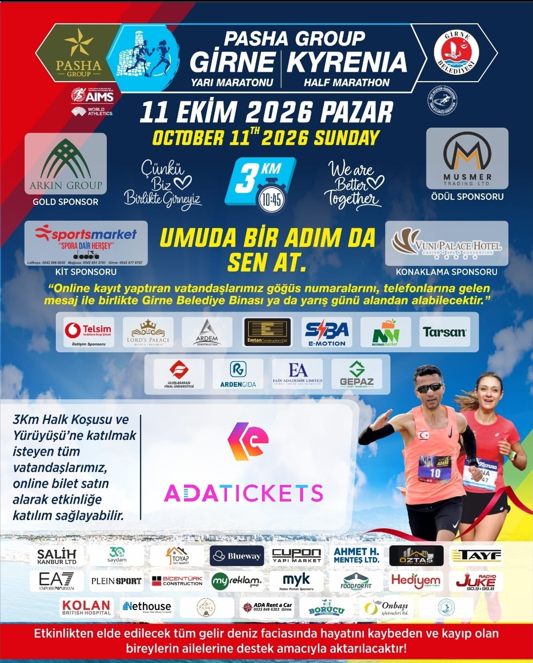 PASHA GROUP GİRNE YARI MARATONU 2026